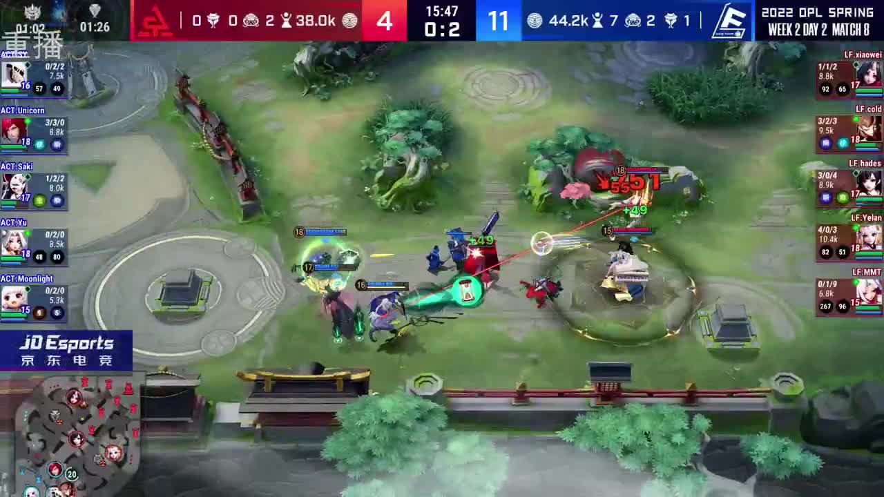 2022OPL春季赛常规赛 第2段