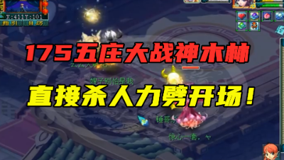 梦幻西游：175五庄擂台单挑神木林，sha人力劈开局，结局被侮辱！
