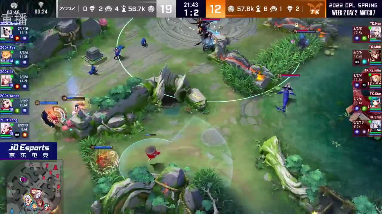 2022OPL春季赛常规赛 第1段