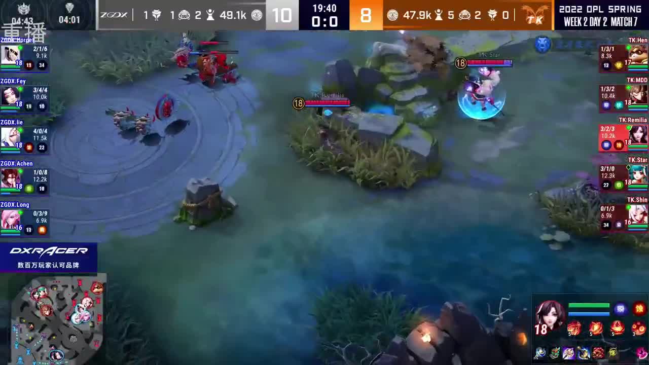 2022OPL春季赛常规赛 第1段