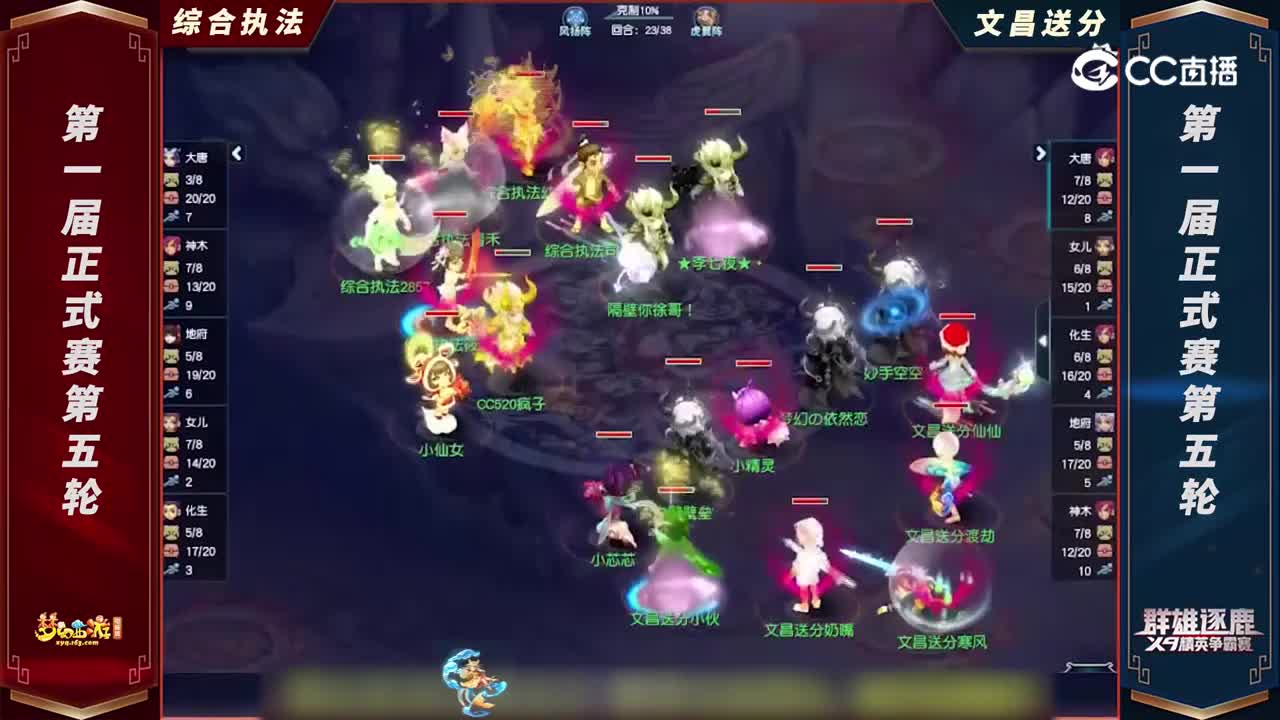 【2022群雄逐鹿】第一届正式赛天元组第五轮：文昌送分VS综合执F【CC情报站】