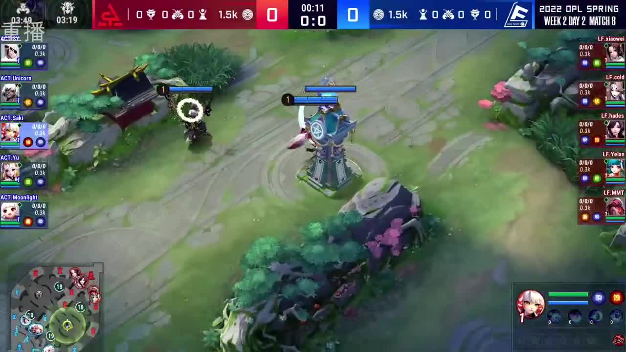 2022OPL春季赛常规赛 第1段