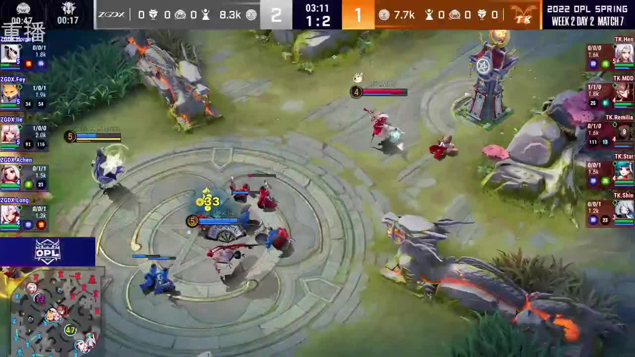 2022OPL春季赛常规赛 第2段