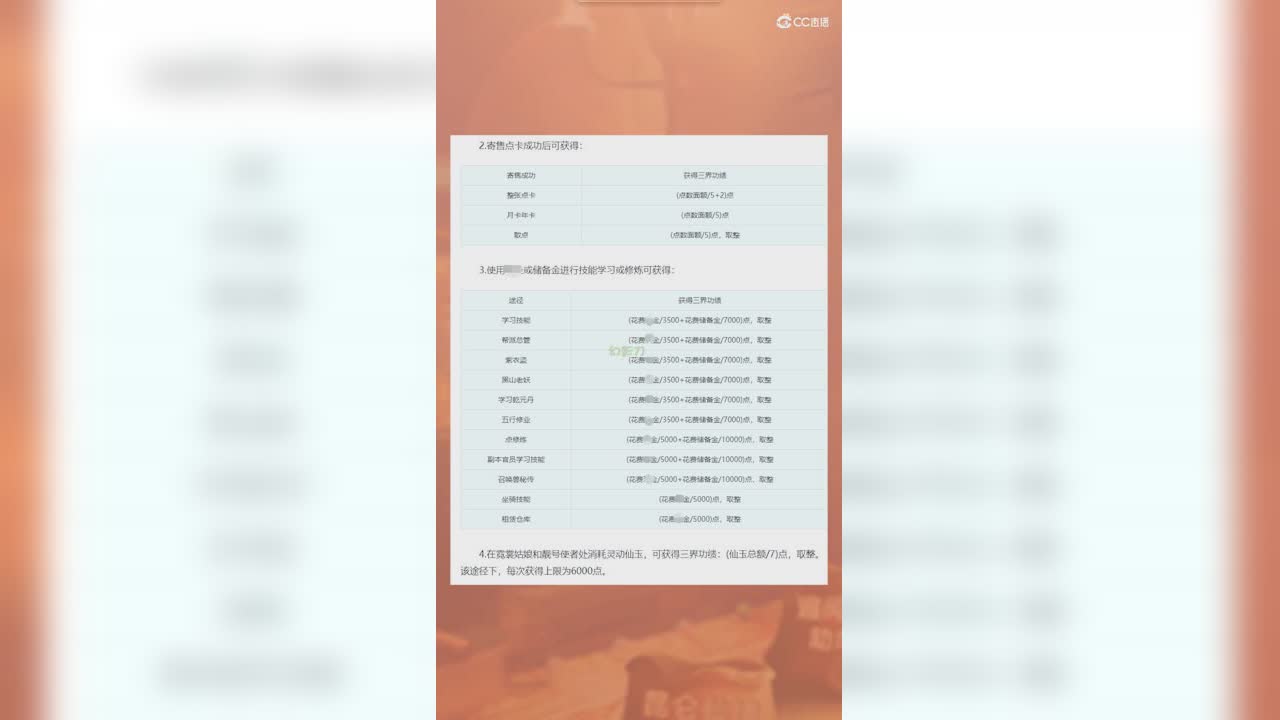 游戏中三界功绩获取
