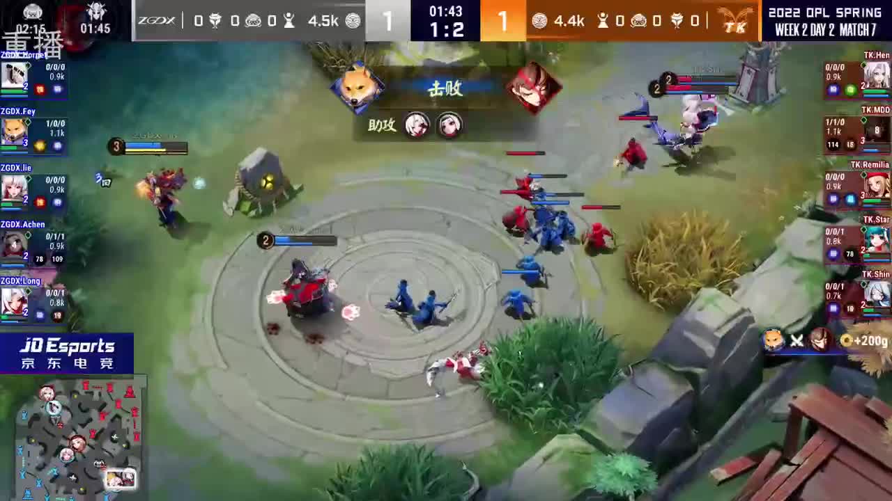 2022OPL春季赛常规赛 第1段