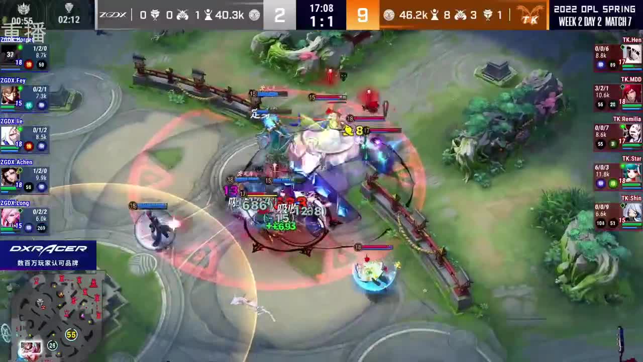 2022OPL春季赛常规赛 第1段