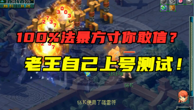 梦幻西游：他竟自称100%法暴方寸？老王不信，直接上号一探究竟！