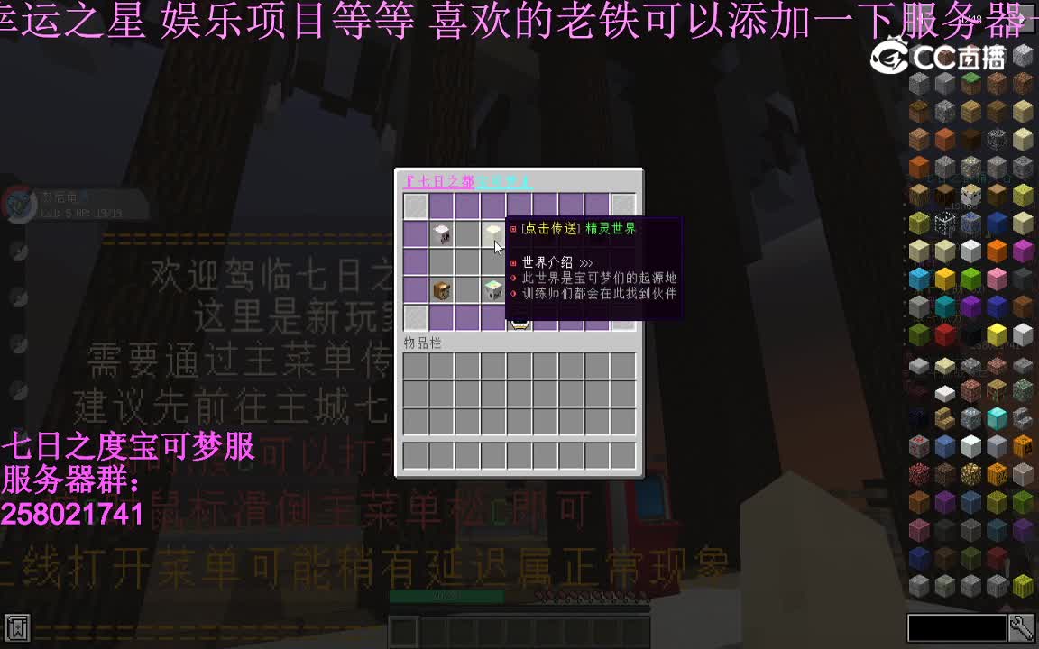 我的世界宝可梦5.5下午