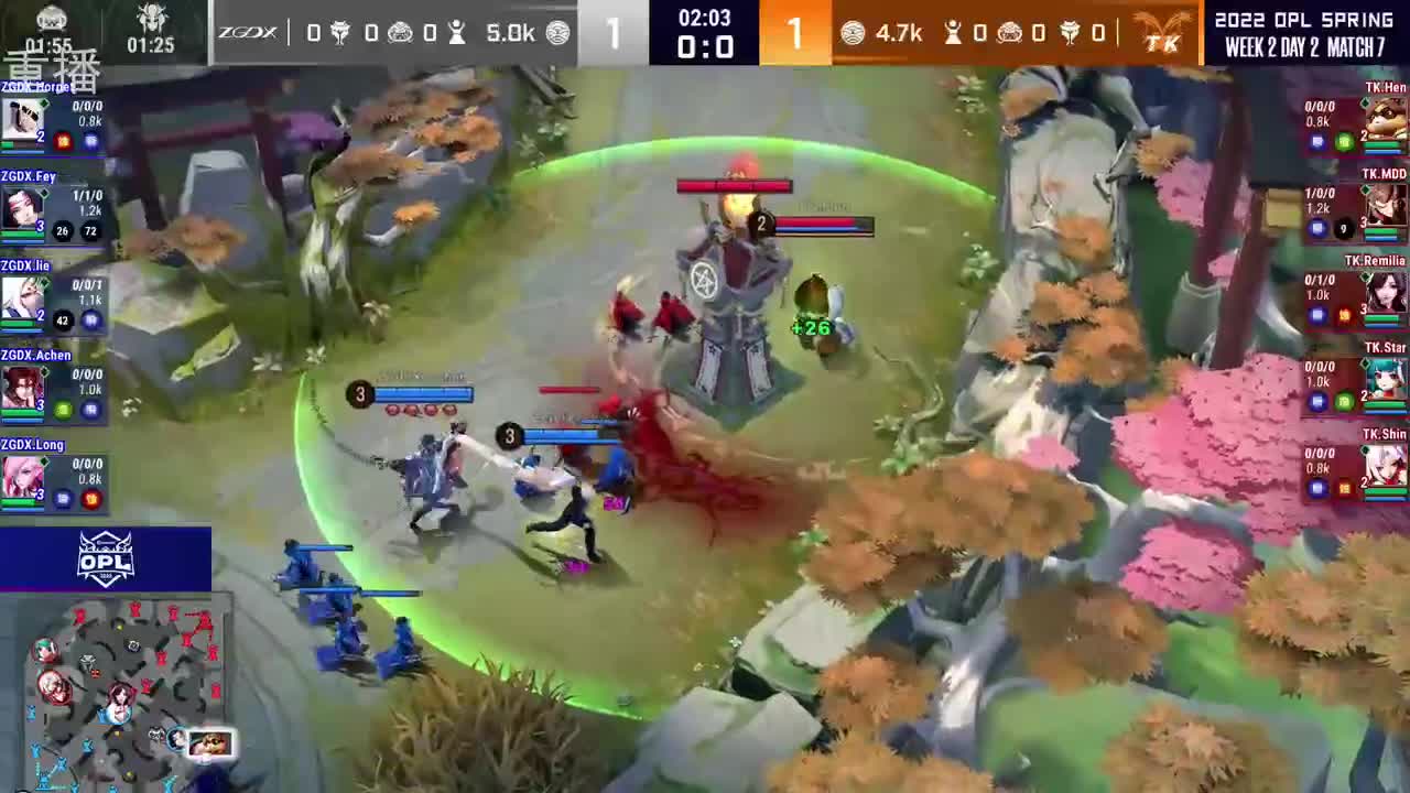 2022OPL春季赛常规赛 第1段