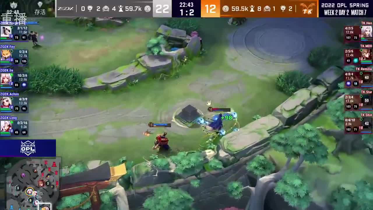 2022OPL春季赛常规赛 第1段