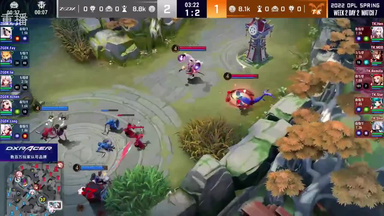 2022OPL春季赛常规赛 第1段