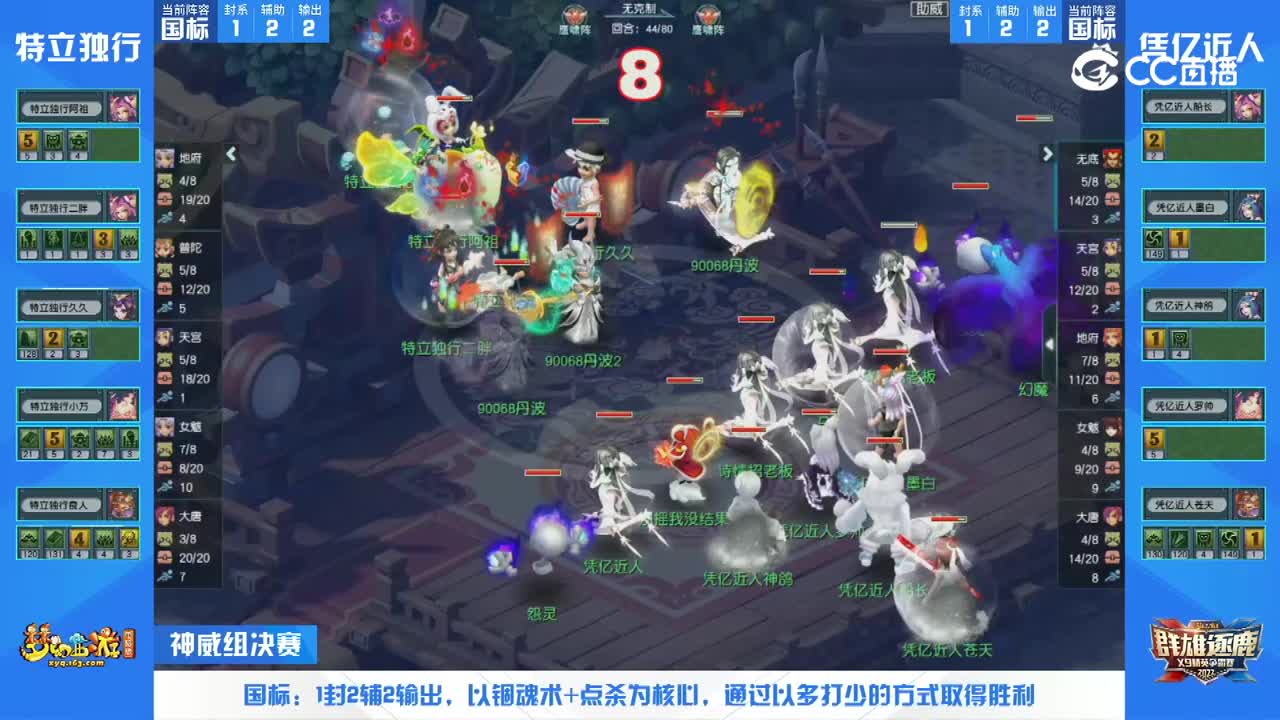 【2022群雄逐鹿】第一届神威组总决赛：凭亿近人VS特立独行【CC情报站】