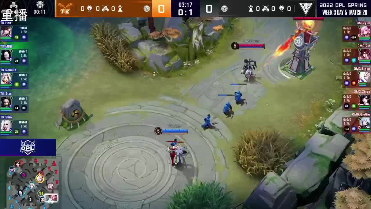 2022OPL春季赛常规赛 第1段