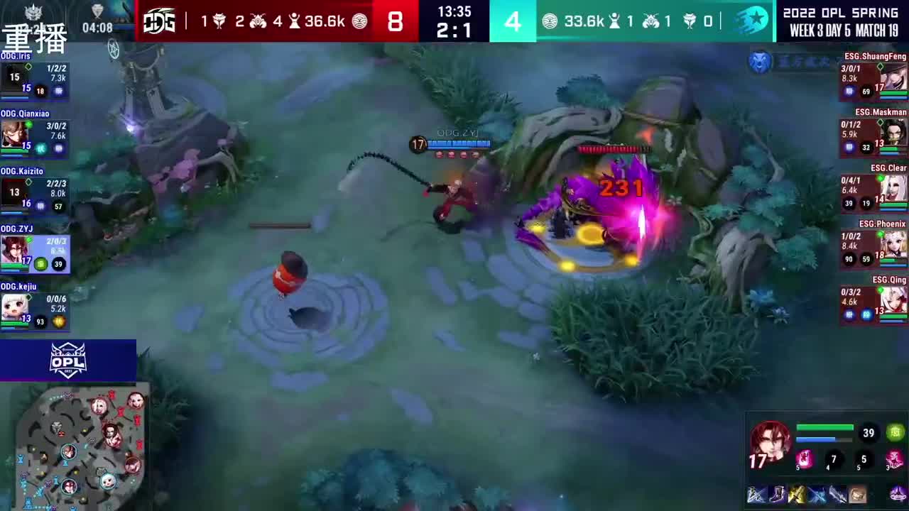 2022OPL春季赛常规赛 第1段