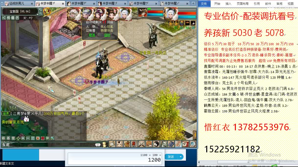 惜红衣-专业估价-找号配装调抗-养娃 第2段
