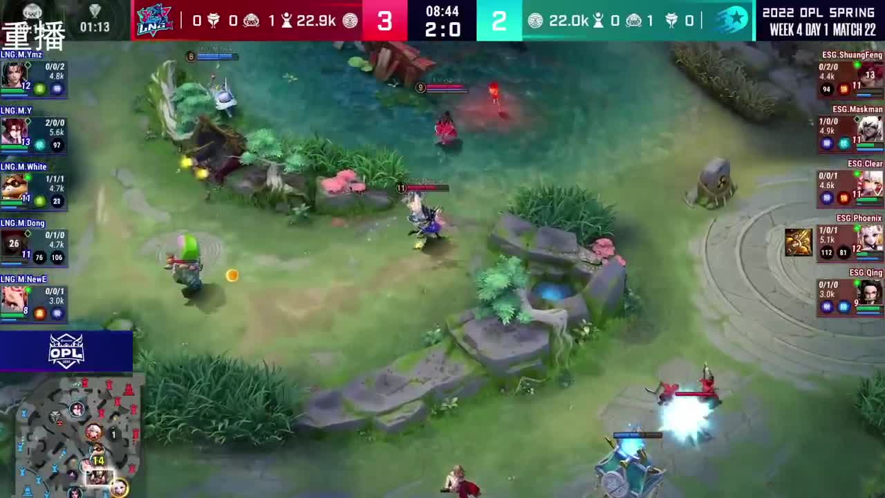 2022OPL春季赛常规赛 第1段