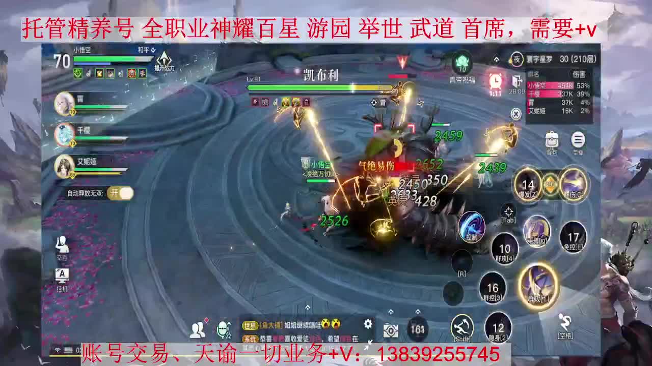 休闲，接全职业托管、神耀 第2段