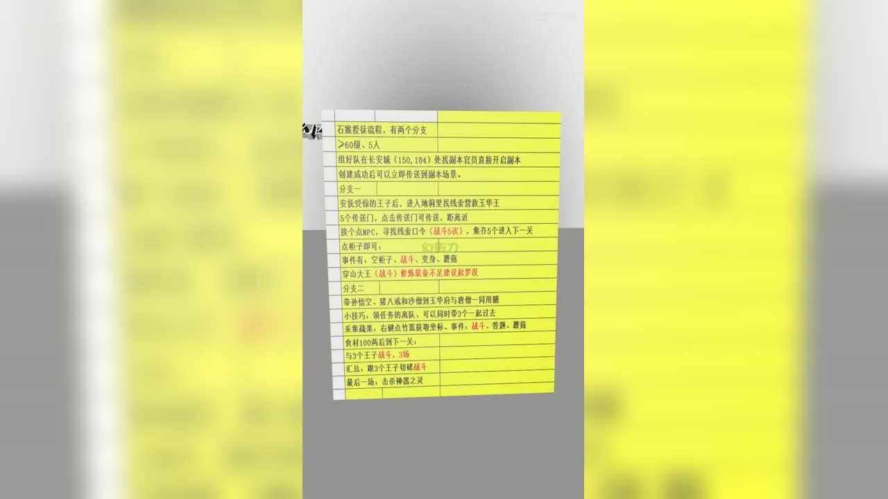 副本石猴授徒流程