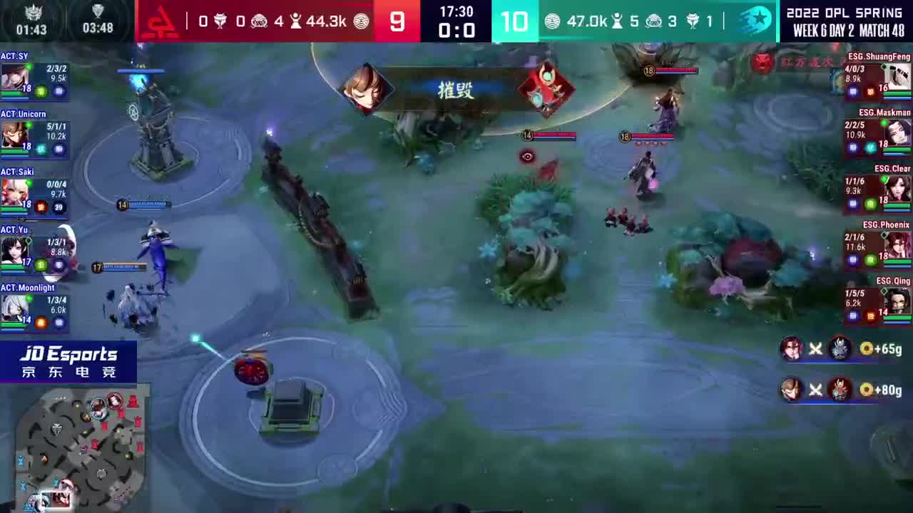 2022OPL春季赛常规赛 第1段