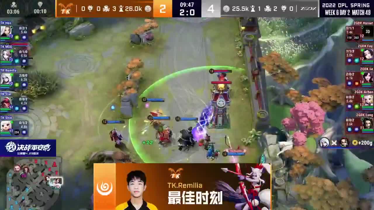 2022OPL春季赛常规赛 第2段