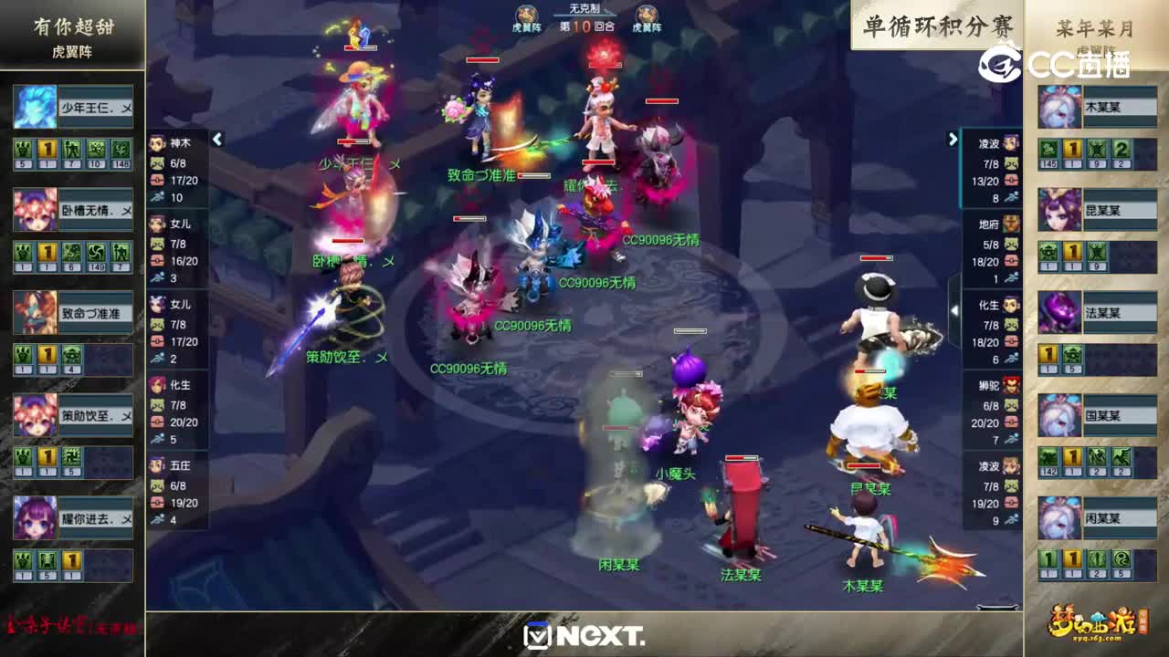 【2022精英邀请赛-三攻之王】单循环积分赛：某年某月VS有你超甜【CC情报站】