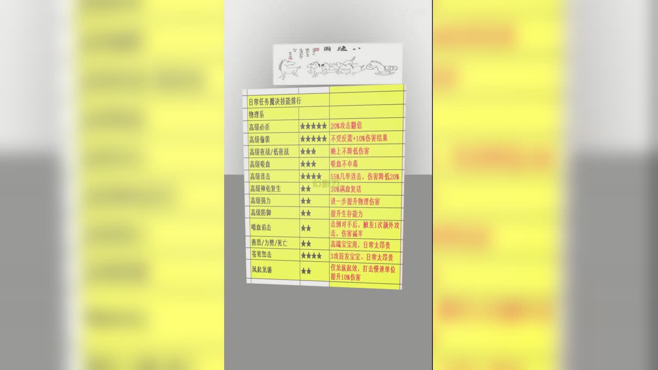 物理宝宝日常技能