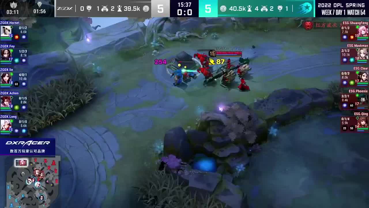 2022OPL春季赛常规赛 第1段