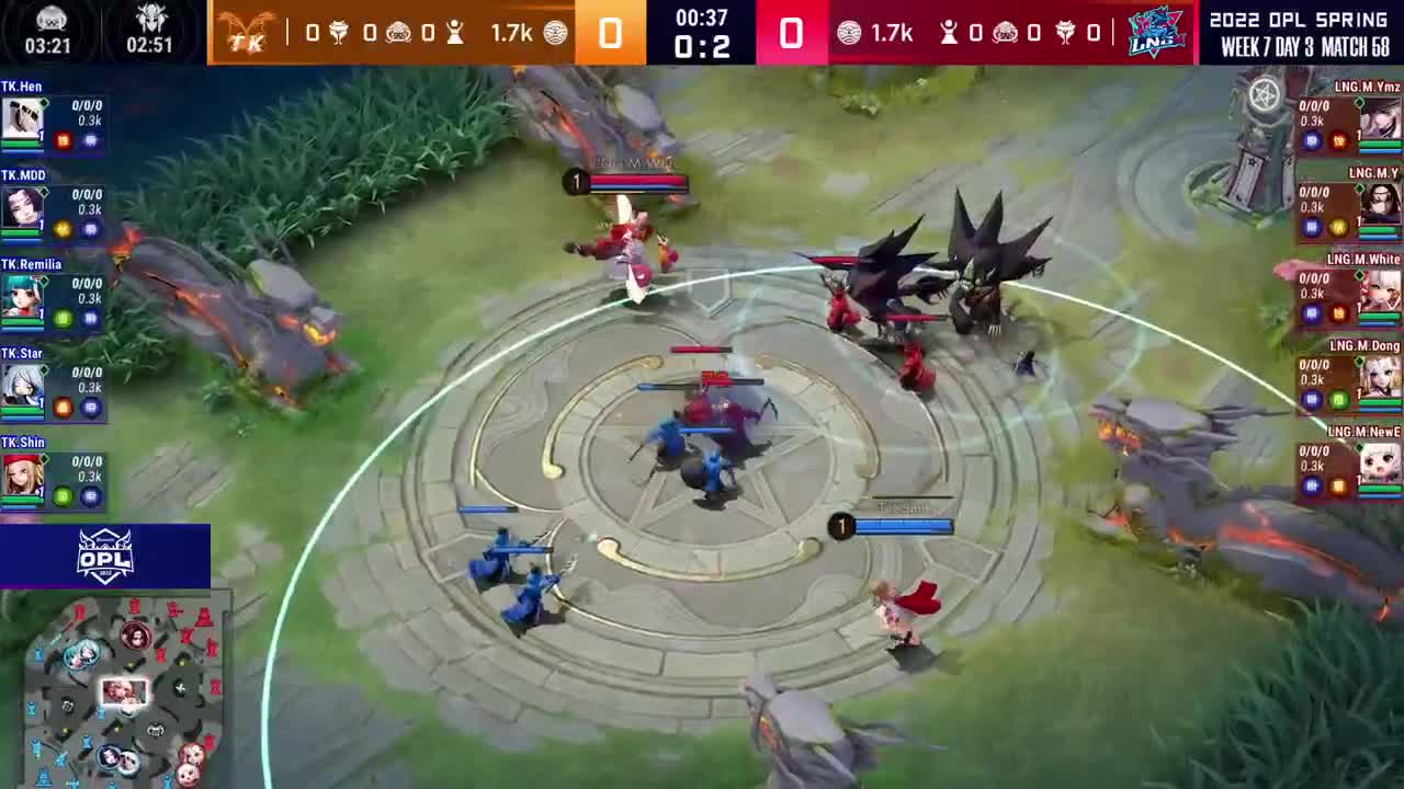 2022OPL春季赛常规赛 第1段
