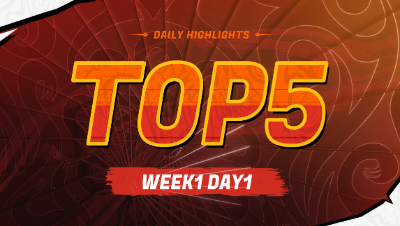 【2022IVL】夏季赛W1D1 TOP5