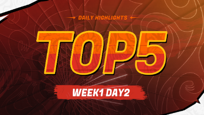 【2022IVL】夏季赛W1D2 TOP5