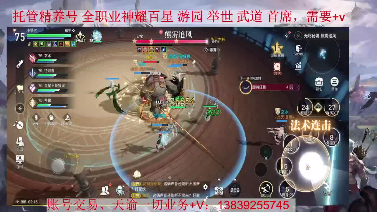 圣堂神耀，接全职业托管、神耀 第2段