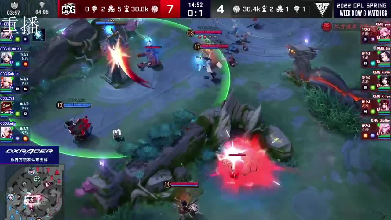 2022OPL春季赛常规赛 第1段