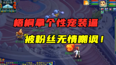 梦幻西游：本想拿个性宠无形装X，结果粉丝一句话戳中痛点，扎心！