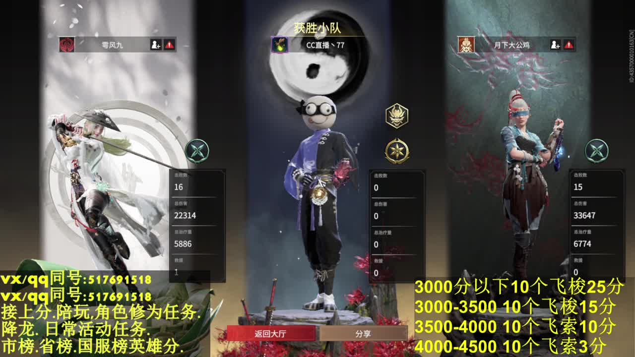 接上陪:10飞索25分！ 第2段