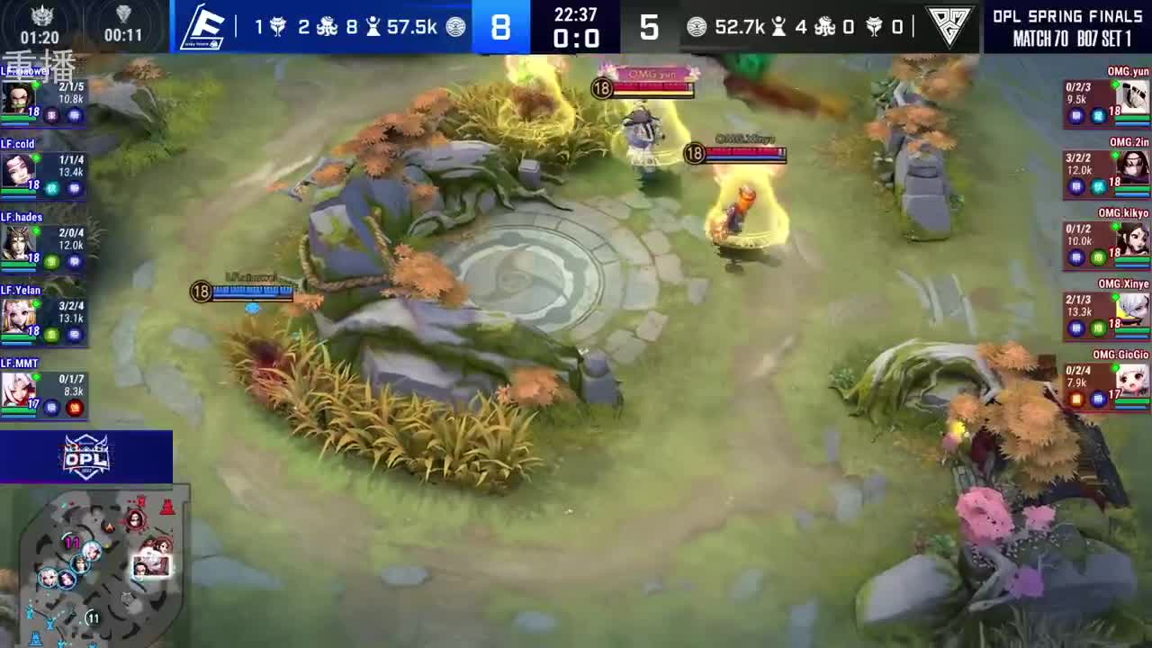 2022OPL春季赛常规赛 第1段