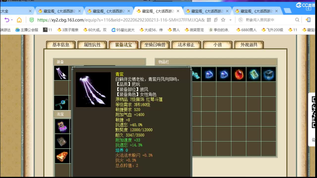 估价配装专业细心的主播 第2段