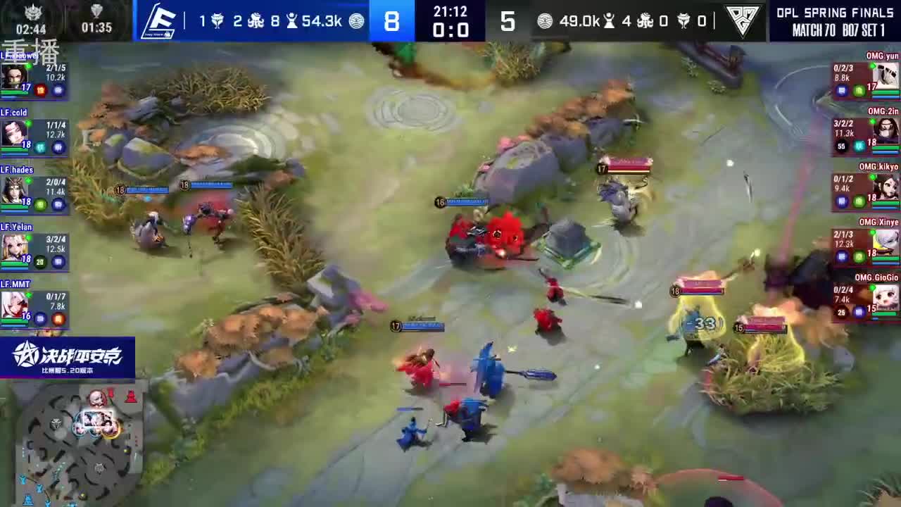 2022OPL春季赛常规赛 第1段