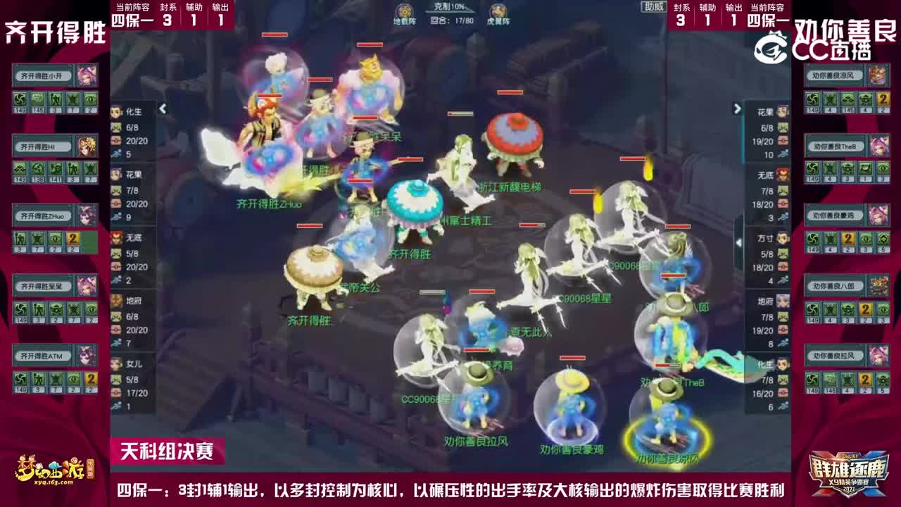【2022群雄逐鹿】第三届天科组总决赛：劝你善良VS旗开得胜【CC情报站】