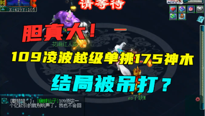梦幻西游：胆真大！2700伤109凌波城，擂台单挑175神木林，吊打？