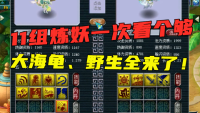 梦幻西游：11组炼妖一次看个够，一个须弥都没出，主播大呼服了！