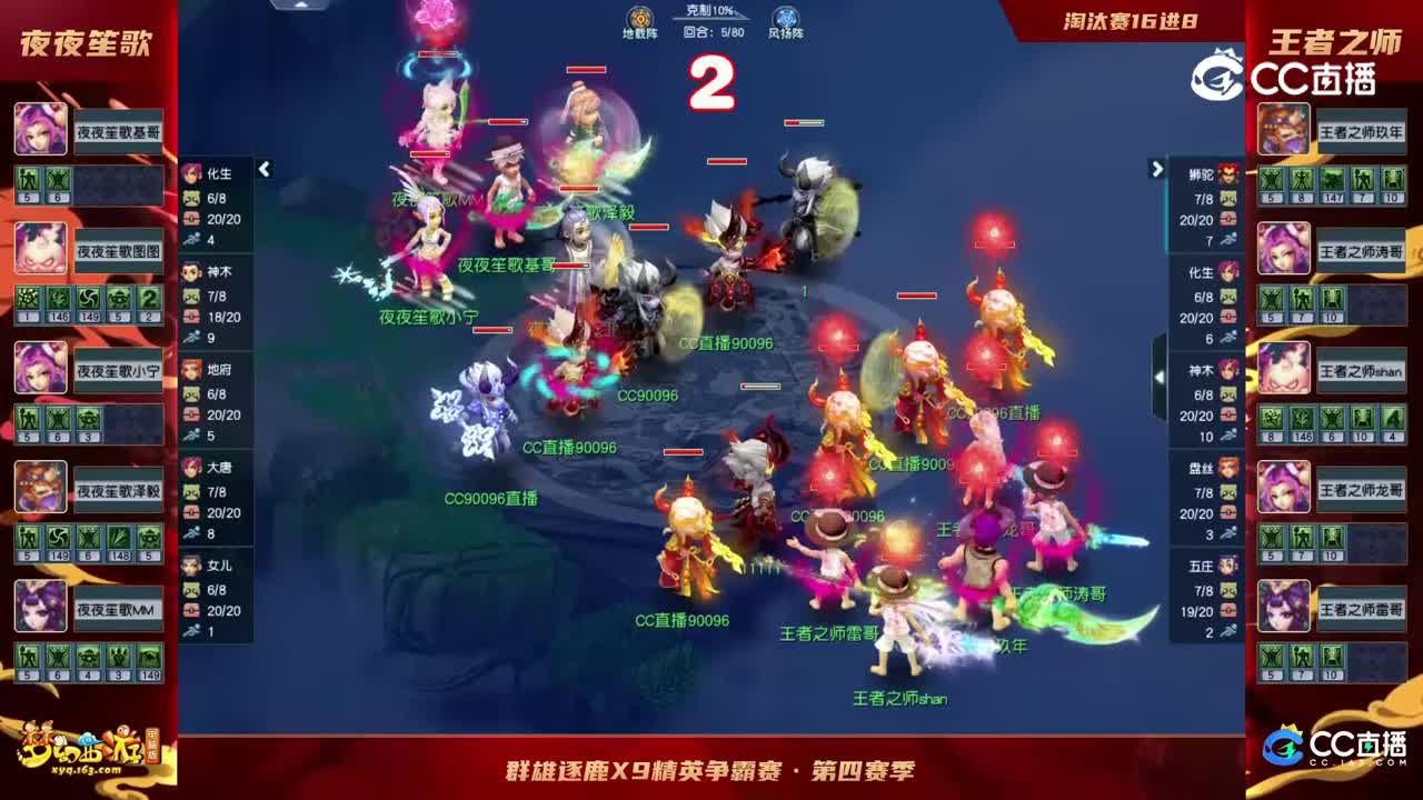 【2022群雄逐鹿】第四届天元组决赛第三轮：王者之师VS夜夜笙歌【CC情报站】