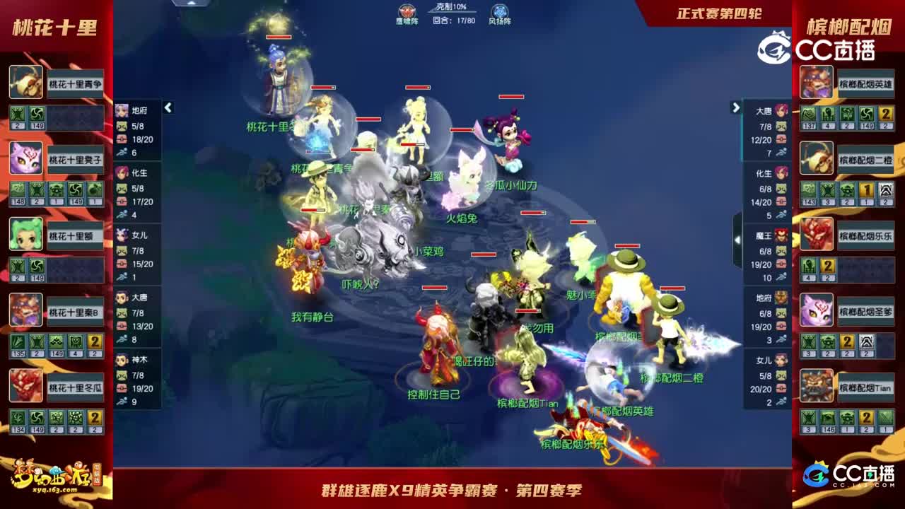 【2022群雄逐鹿】第四届天元组正式赛第四轮：槟榔配烟VS桃花十里【CC情报站】