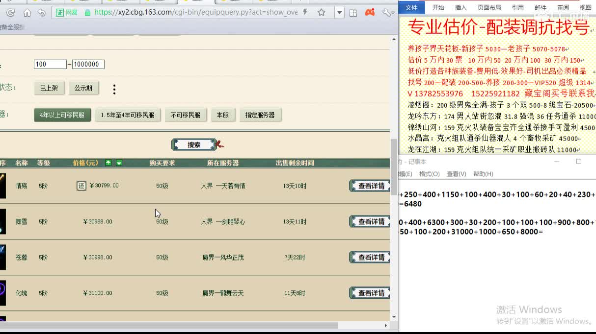 心猿-估价配装找号-养娃