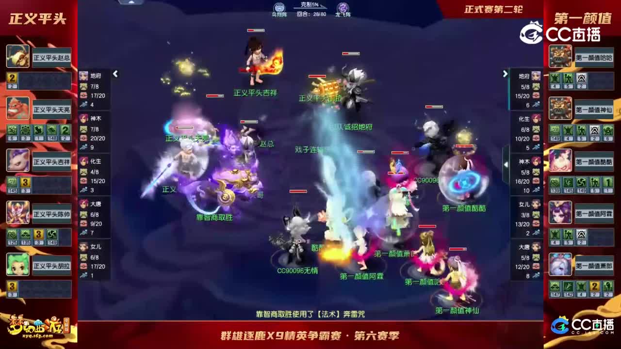 【2022群雄逐鹿】第六届天元组正式赛第二轮：第一颜值VS正义平头【CC情报站】