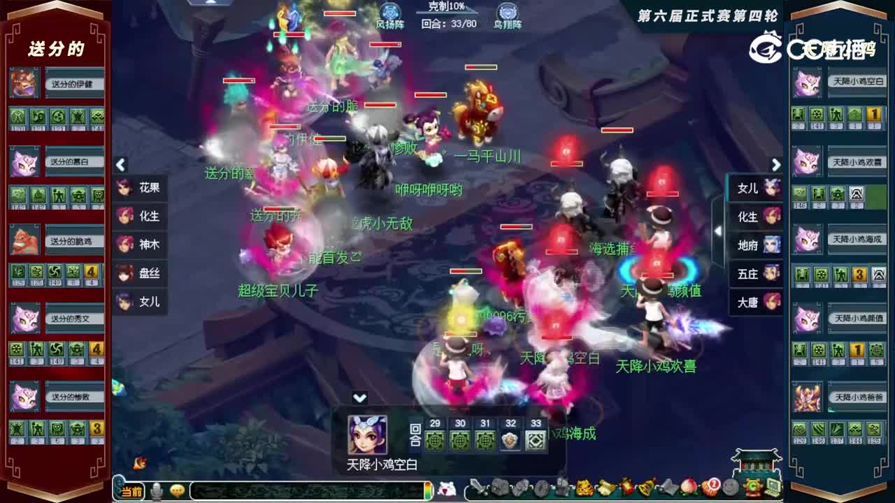 【2022群雄逐鹿】第六届天元组正式赛第四轮：天降小鸡VS送分的【CC情报站】