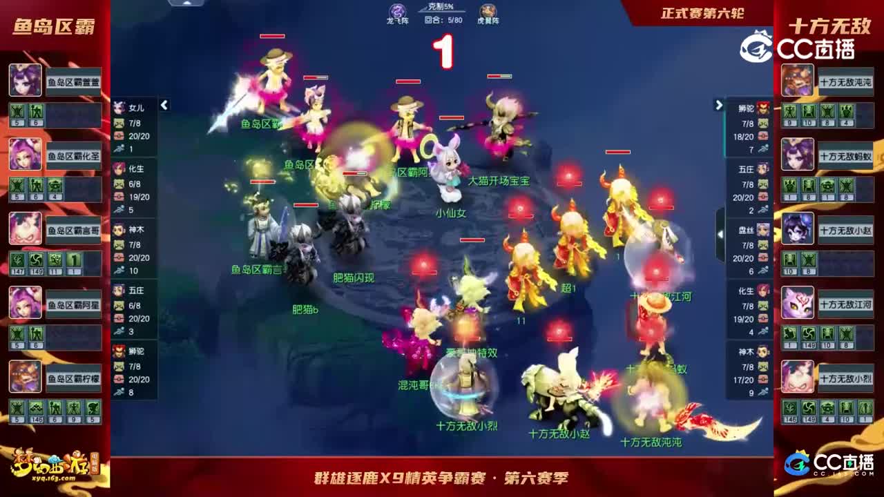 【2022群雄逐鹿】第六届天元组正式赛第六轮：十方无敌VS鱼岛区霸【CC情报站】