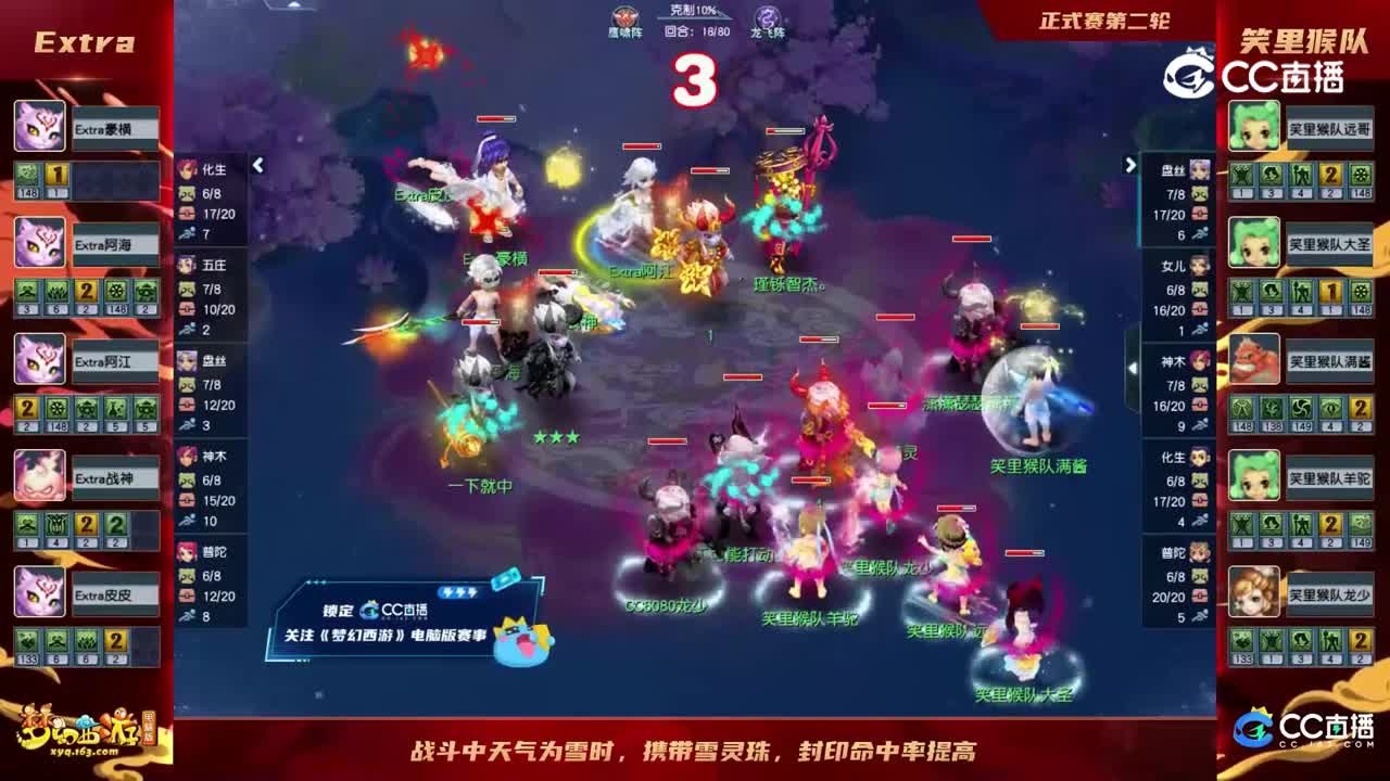 【2022群雄逐鹿】第七届天元组正式赛第二轮：笑里猴队VSExtra【CC情报站】