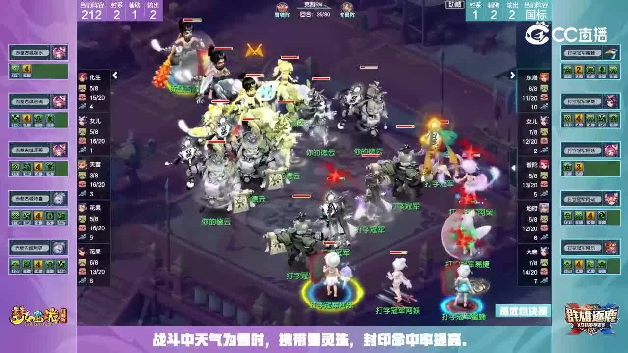 【2022群雄逐鹿】第六届勇武组总决赛：打字冠军VS赤壁古城【CC情报站】