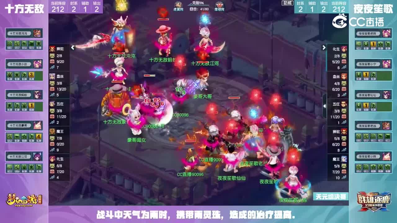 【2022群雄逐鹿】第六届天元组总决赛：夜夜笙歌VS十方无敌【CC情报站】