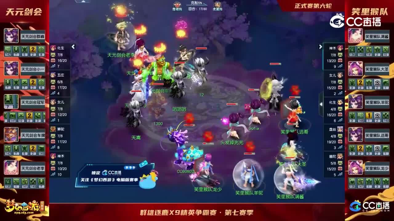 【2022群雄逐鹿】第七届天元组正式赛第六轮：笑里猴队VS天元剑会【CC情报站】